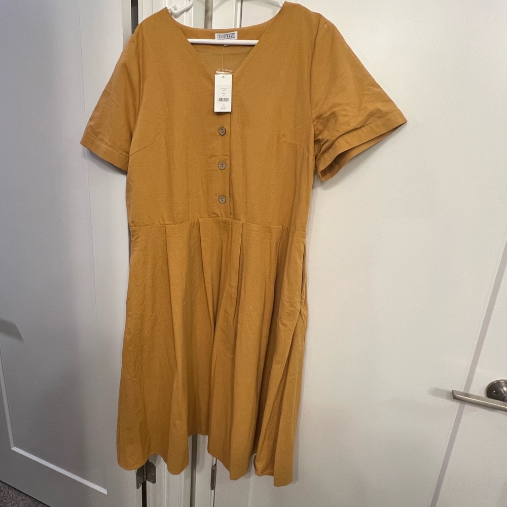 Box Pleated Dress